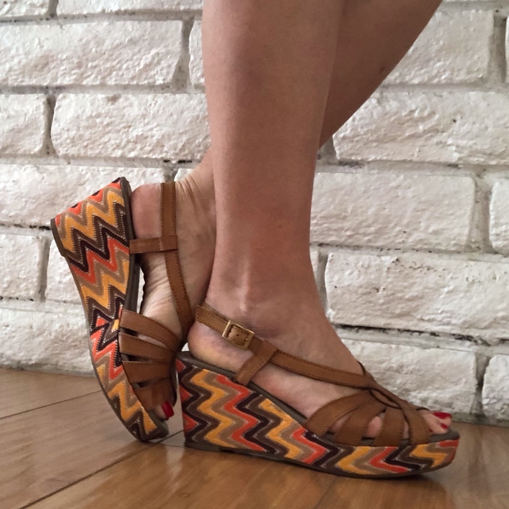 Mercante di Fiori wedged sandals